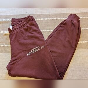 Gymshark Kids Burgundy Joggers
